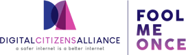 Digital Citizens Alliance: Fool Me Once On Scroll Logo